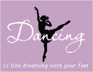 Ballet, Dancing is like dreaming with the feet, dance
