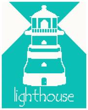 lighthouse cross stitch pattern, nautical