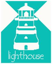 lighthouse cross stitch pattern, nautical
