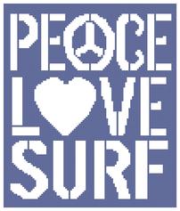 peace love surf