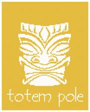 totem pole cross stitch pattern