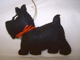 Black Scottish Terrier Ornament