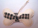 dog bone ornament