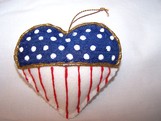 Patriotic Heart Ornament