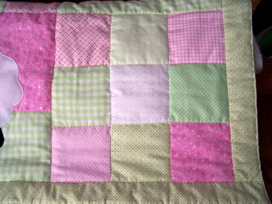 Pink and Green Patchwork