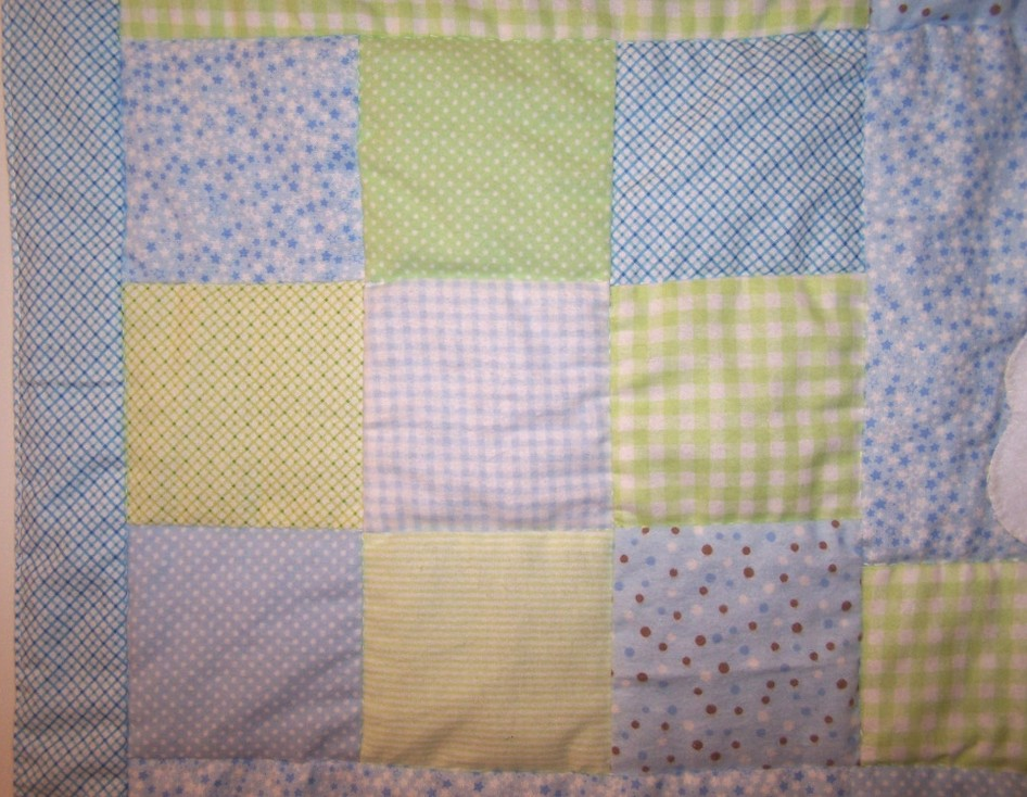 Blue and Green Patchwork